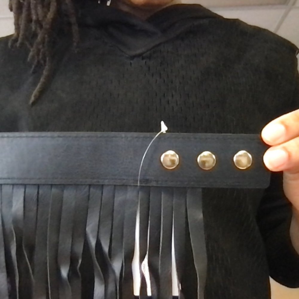 FAUX Leather Tassel Belt - Picture 6 of 7